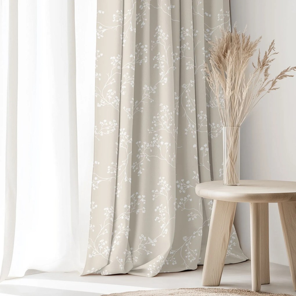 Goldea dekoračný záves - popínavé rastliny 220x150 cm