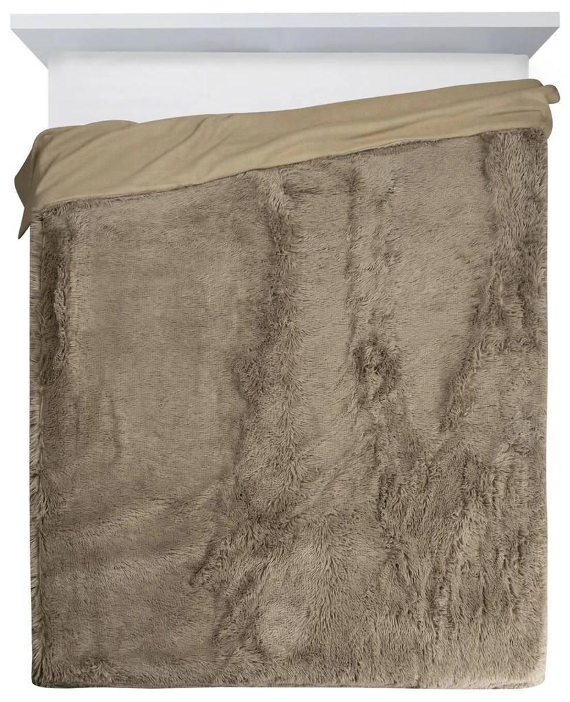 CHLPATÁ DEKA TIFANY1 170X210 CM BÉŽOVÁ