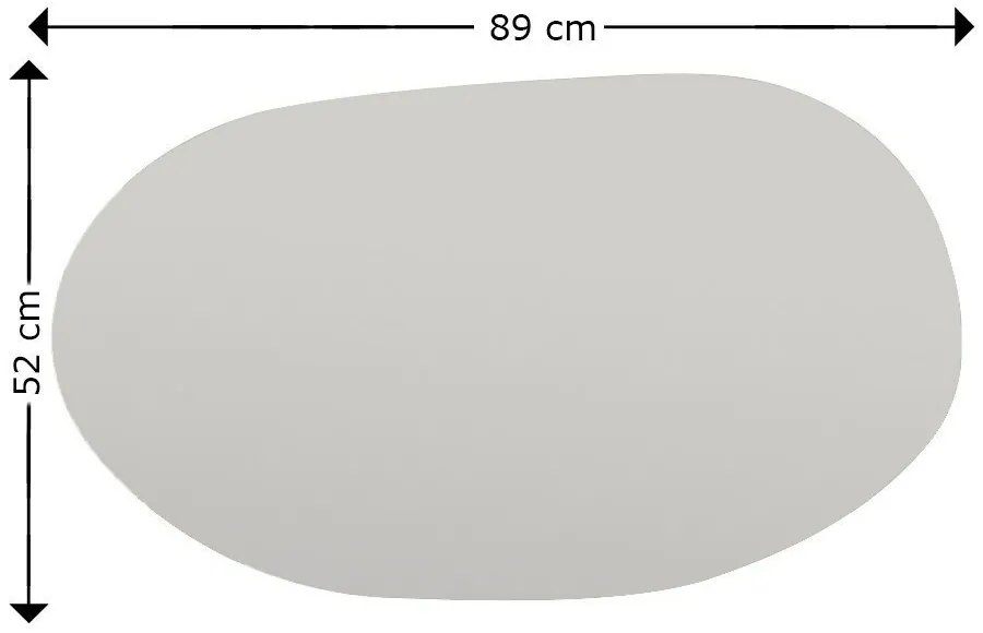 Zrkadlo Vanomi Black 52 x 89 cm