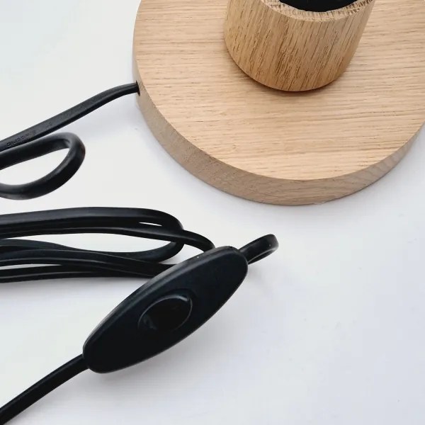 Brilagi - Stolná lampa WOODY BASKET 1xE27/60W/230V dub