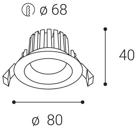 LED2 MAX 1, W DIM 8W 4000K 2231541DT