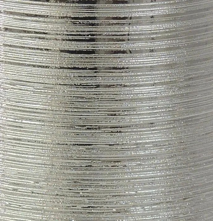 Váza Modern 30 cm, strieborná