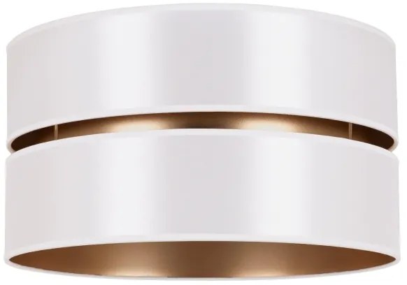 Duolla - Stropné svietidlo DUO 1xE27/15W/230V pr. 40 cm biela/zlatá