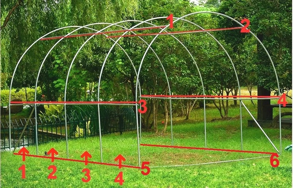 domtextilu.sk Záhradný fóliovník 2,5 x 4 m 16685