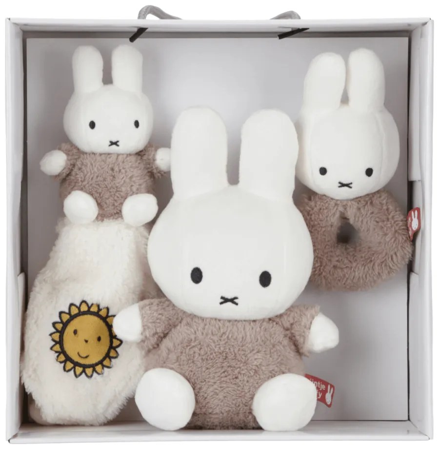 Darčekový set králiček Miffy Fluffy Taupe