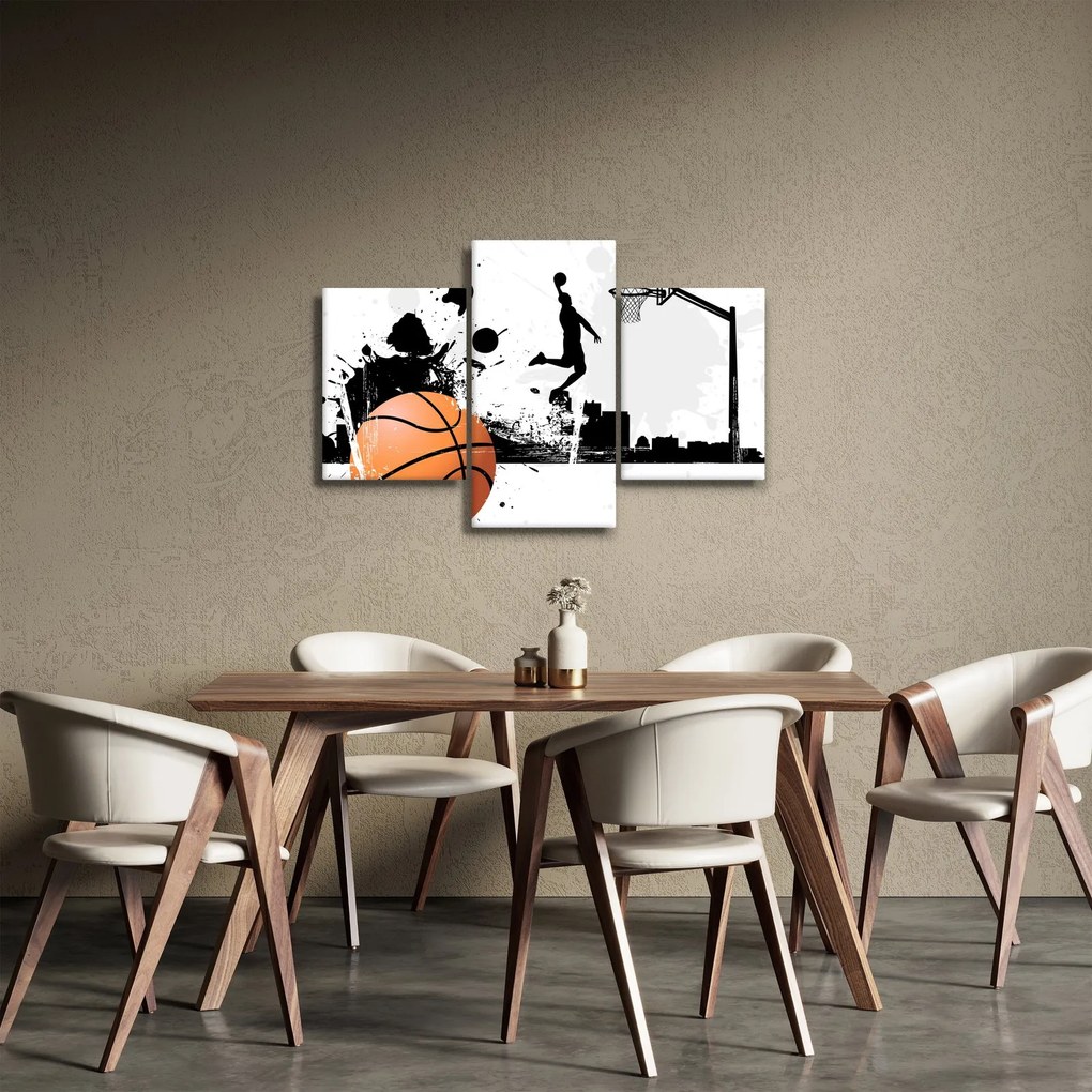 Obraz - Hráč basketbalu (90x60 cm)