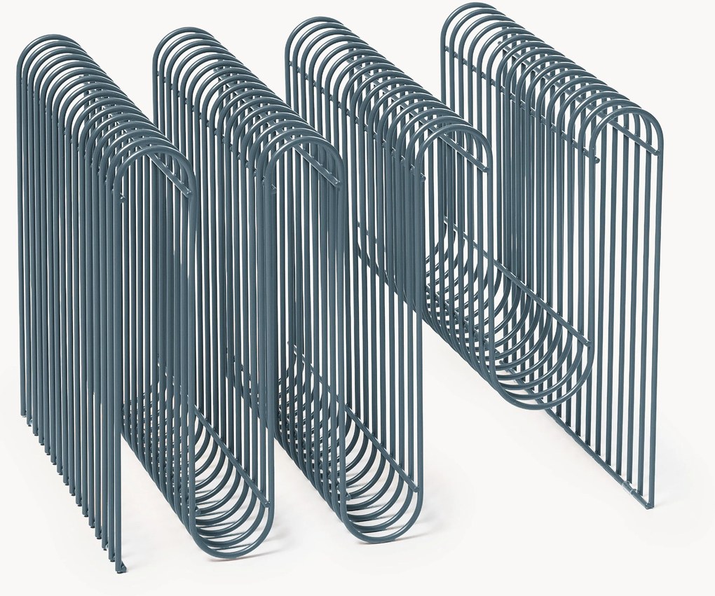 Kovový stojan na časopisy Curva