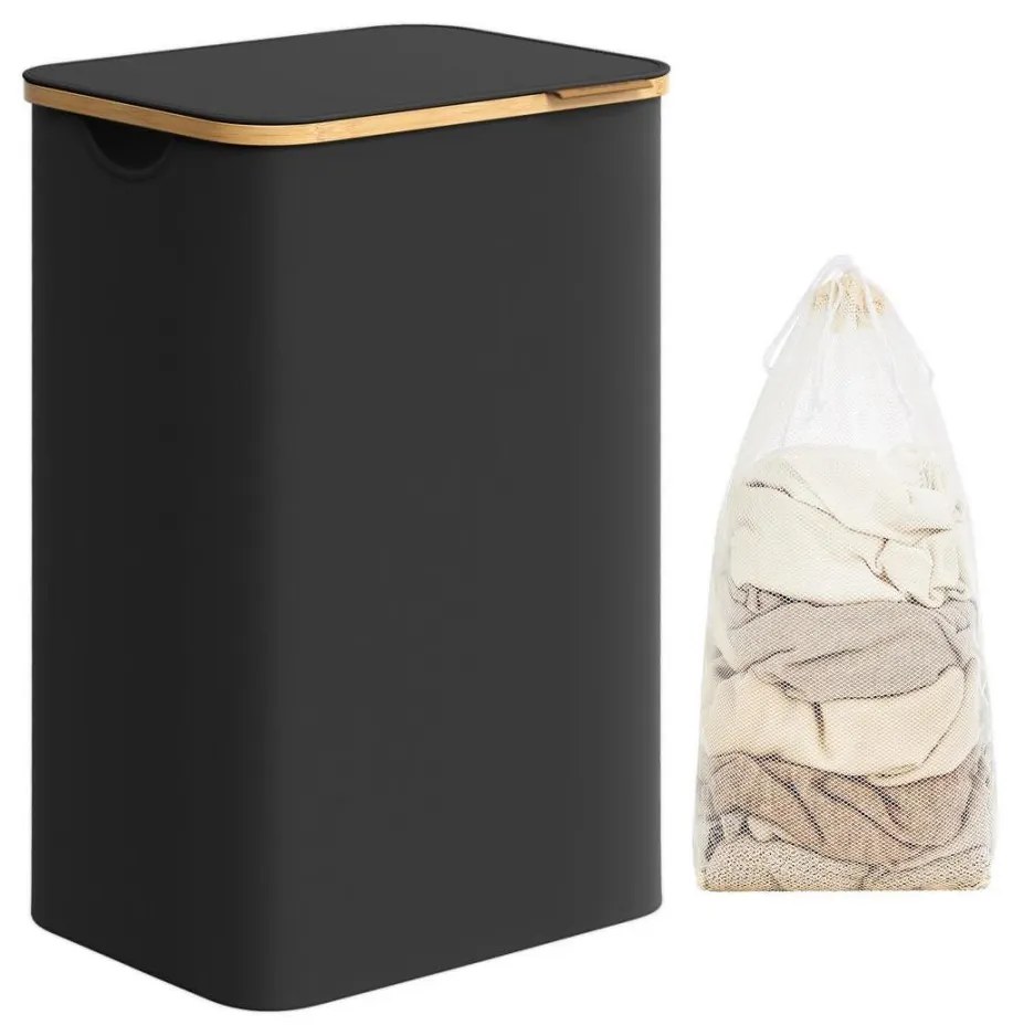 Kôš na bielizeň TATE čierny
