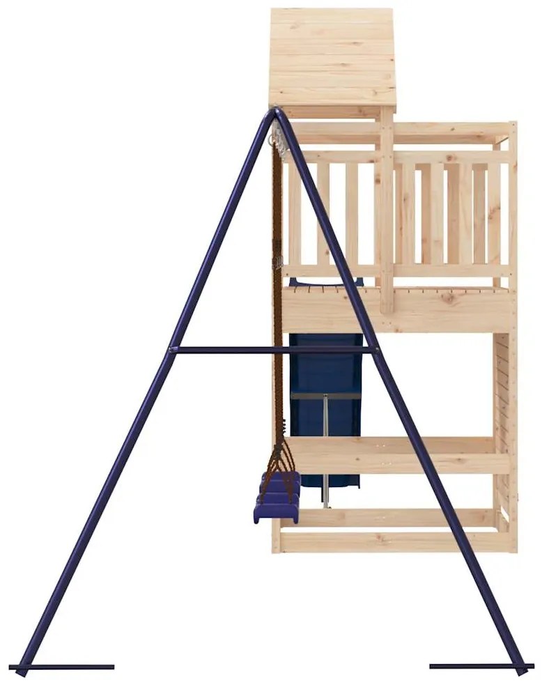 Vonkajšia súprava na hranie masívna borovica