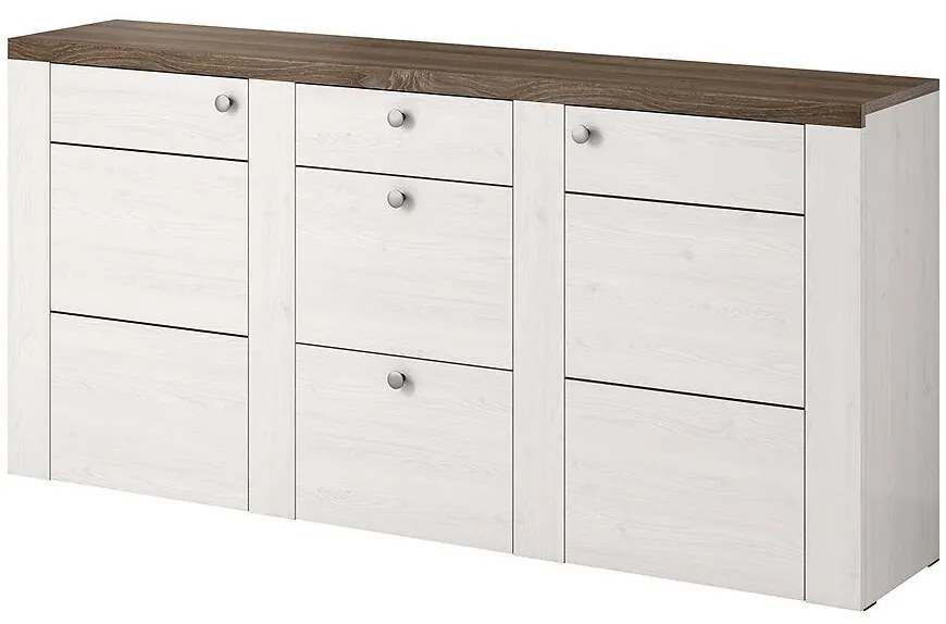 Komoda Larona 2D3S sonoma hľuzovka 25