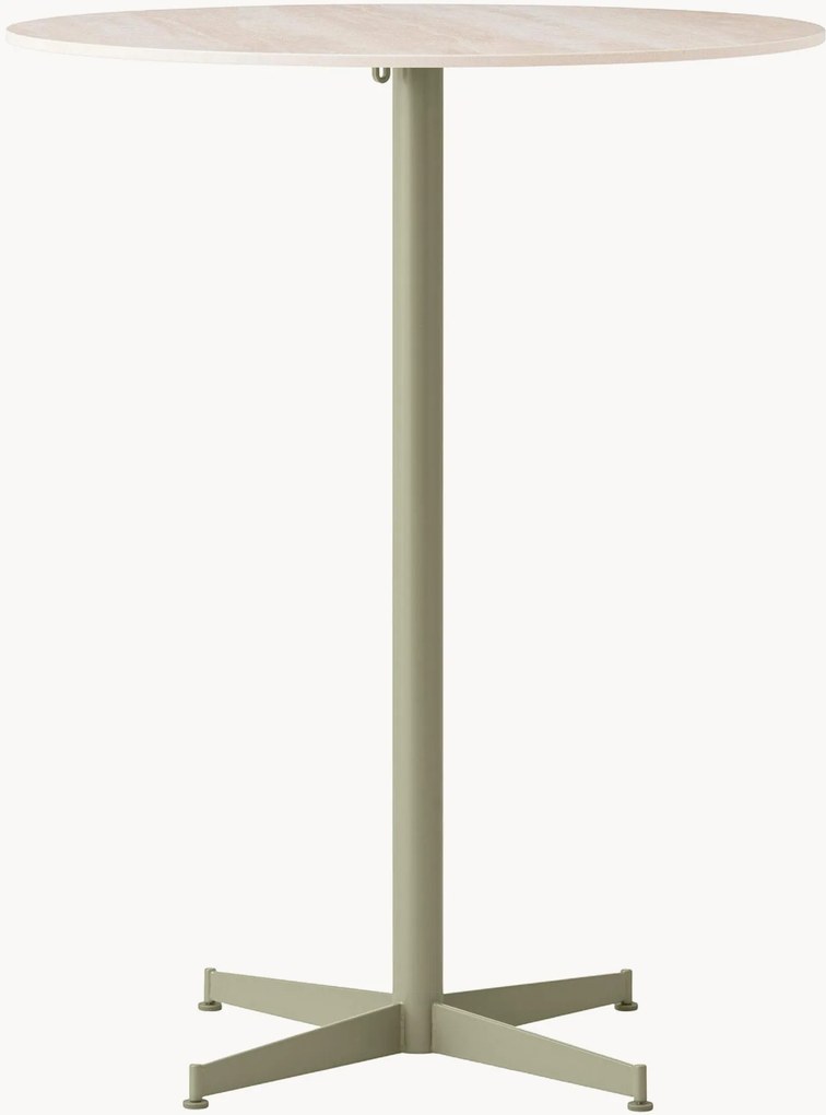 Okrúhly záhradný barový stôl Nook, Ø 80 cm