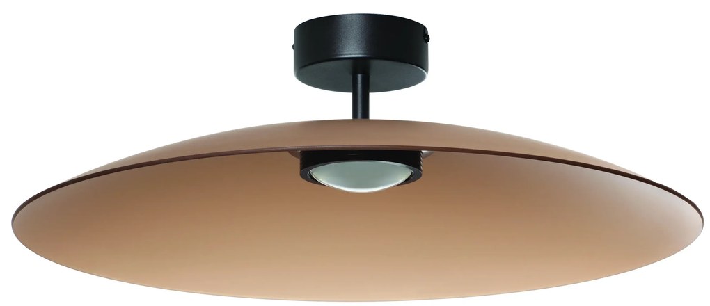 LED čierno-moca hnedé moderné stropné svietidlo Polifemo 60