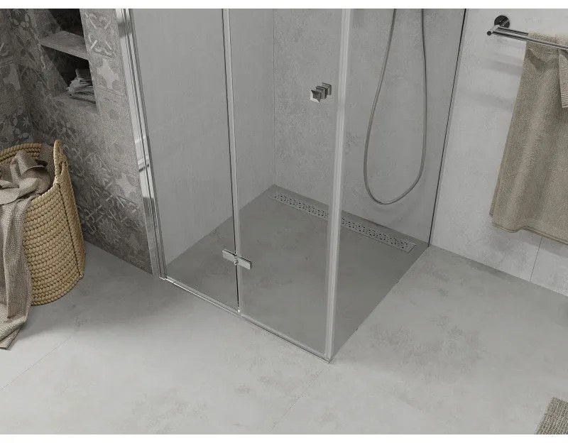 Mexen Lima, sprchovací kút 110 (dvere) x 110 (stena) cm, 6mm číre sklo, chrómový profil, 856-110-110-01-00