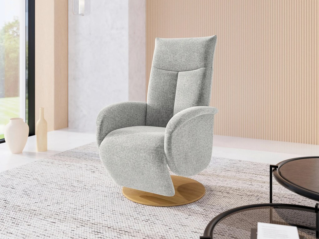 XXXLutz RELAXAČNÉ KRESLO, textil, svetlosivá Sit & More - Online Only obývacie izby - 0001440257G9
