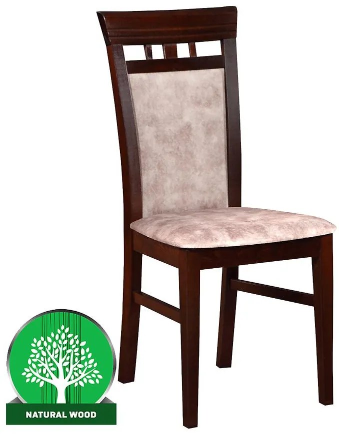 Stolička W32 orech livia 8