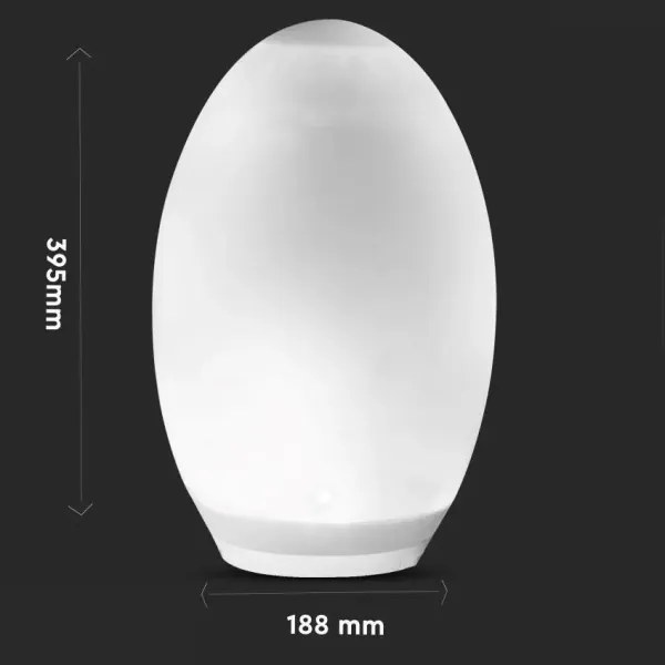 LED RGB Dekoračná solárna lampa 0,2W/1xAA IP44 500 mAh