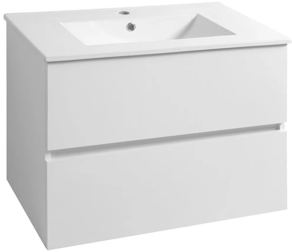 Aqualine Aqualine, PANEDA umývadlová skrinka 79,5x55x45,2cm, biela, PN280