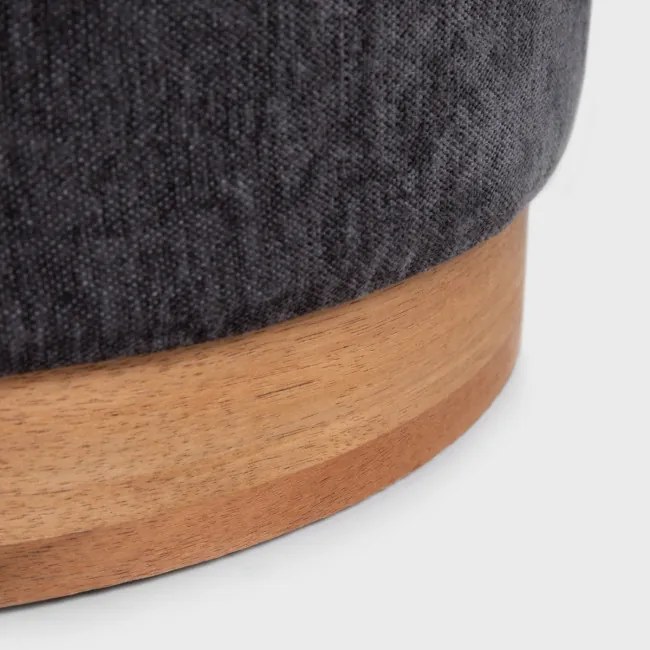 Taburetka FICA WOOD čierna 894652