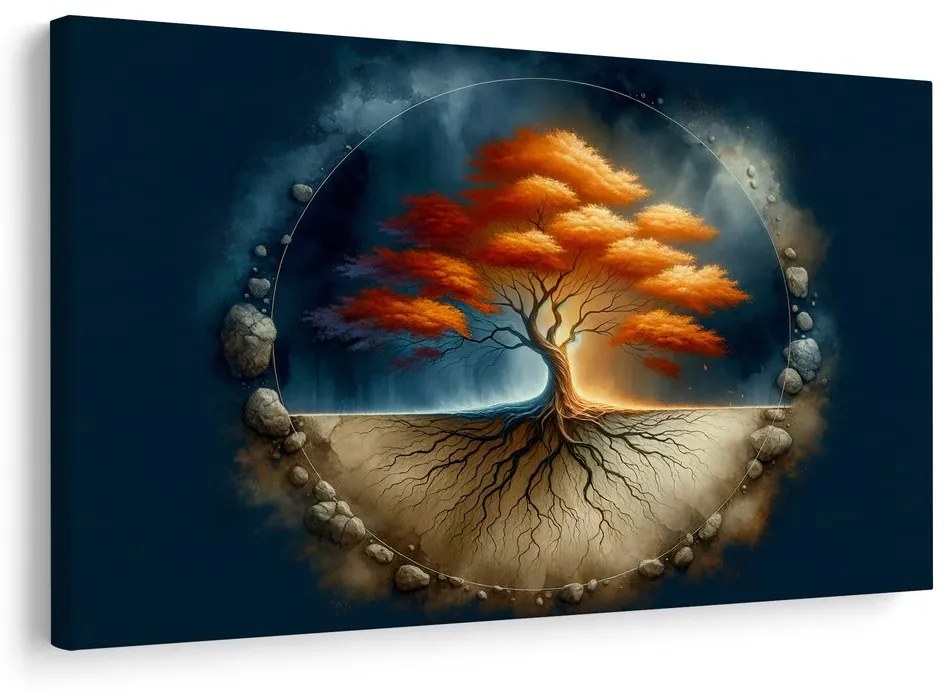 Obraz strom života v kruhu