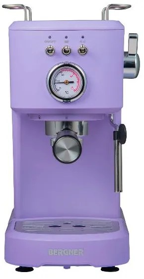 Bergner Espresso kávovar Retro (levanduľová) (100385751)