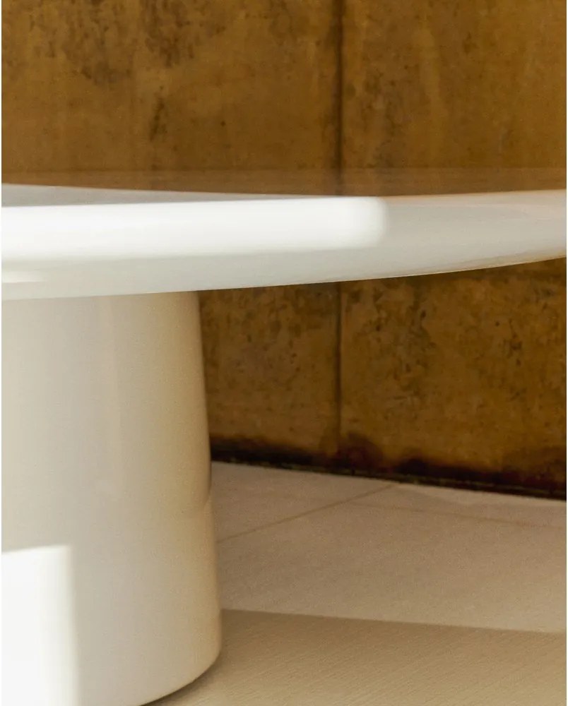 Betónový okrúhly Záhradný konferenčný stolík ø 110 cm Albanella – Kave Home