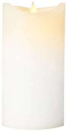 SIRIUS Vosková LED sviečka Sara exclusive, 15 cm, biela