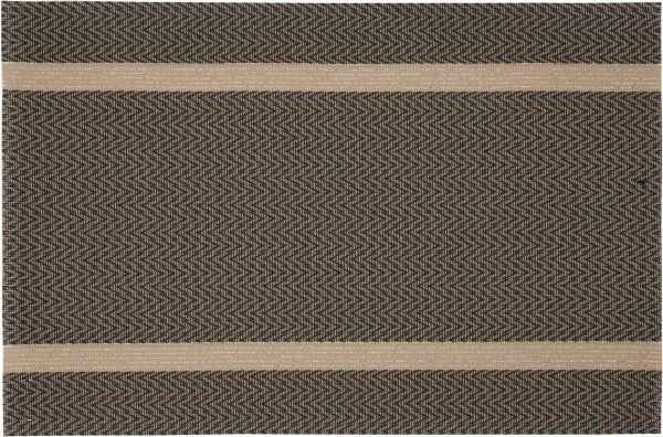 Podložka pod tanier ELLA hnedá / zlatá (6 ks)