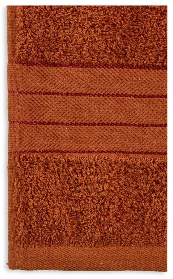 Froté bavlnené osušky v tehlovej farbe v súprave 2 ks 70x140 cm – Good Morning