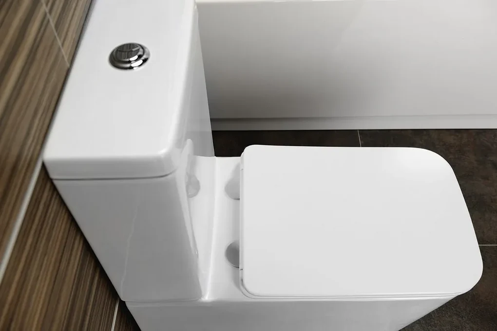 Sapho Sapho, PORTO WC kombi misa s nádržkou Rimless , spodný/zadný odpad, PC102WR