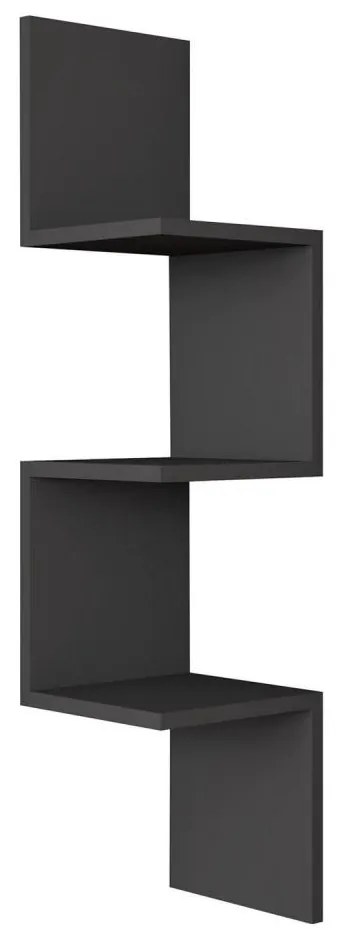 Polica NUVIA antracit