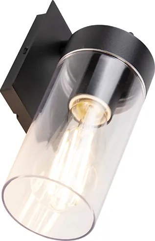 Inteligentná moderná vonkajšia nástenná lampa čierna vrátane wifi ST64 - Rullo