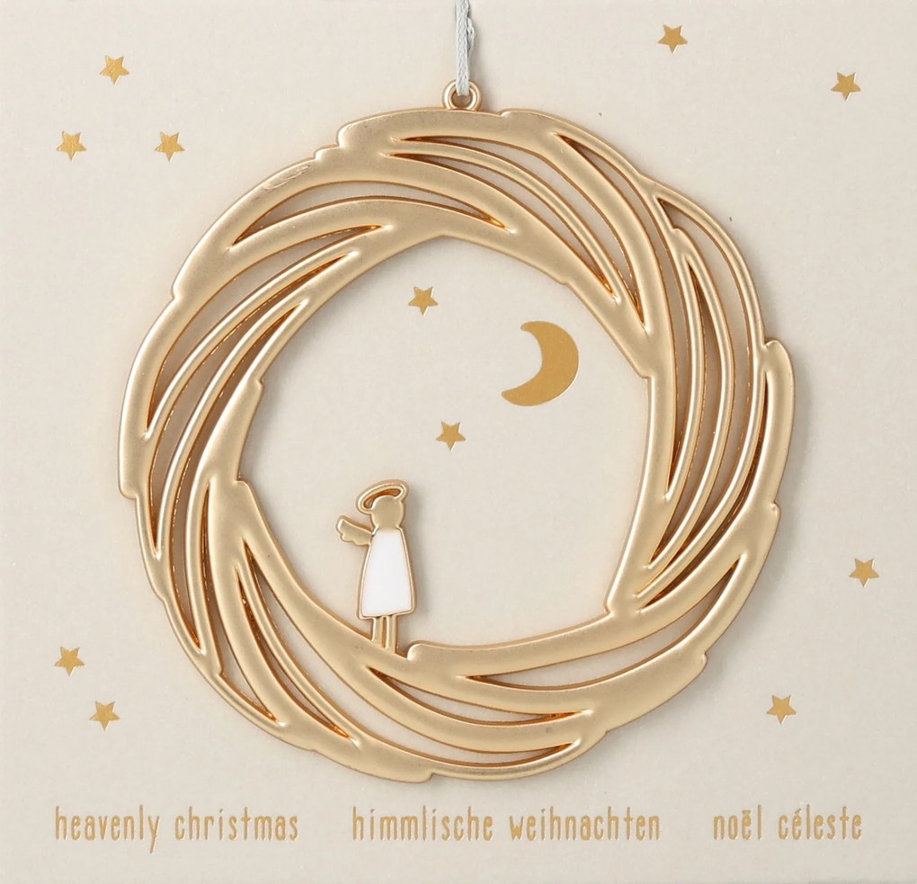 räder Kovová vianočná ozdoba Heavenly Christmas Wreath