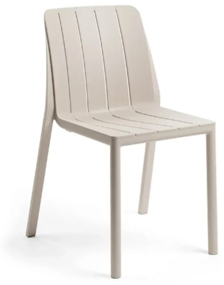 TIBERINA BISTROT záhradná stolička bez podrúčok corda