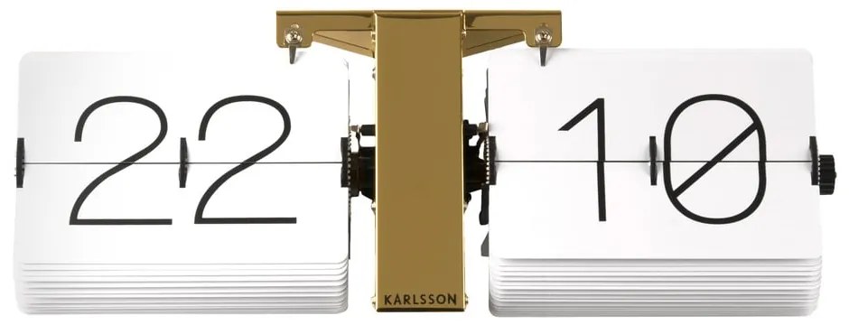 Biele hodiny Karlsson No Case