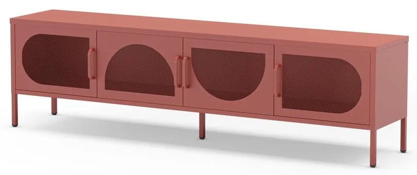 TV stolík v tehlovej farbe 180x50 cm Tayra – Marckeric