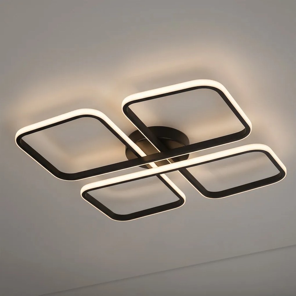 Stropné LED svietidlo Hidalgo, 1x LED 40w, 4000k, b