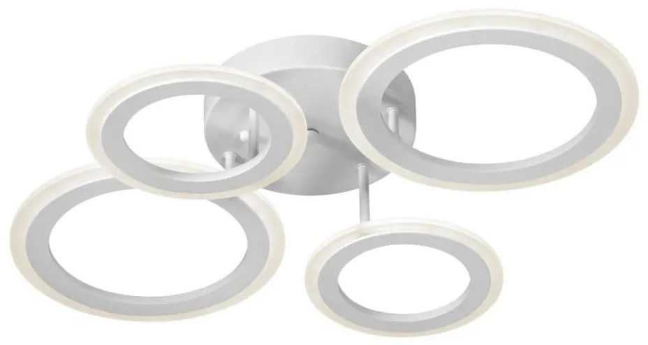 Prisadený luster 4xLED/21W/230V biela