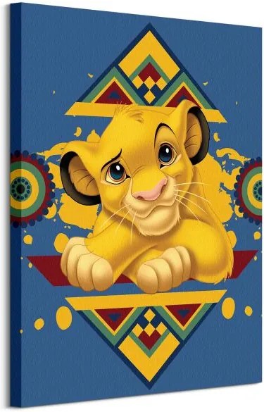 Obraz na plátne Disney Leví kráľ Simba 60x80cm WDC100593