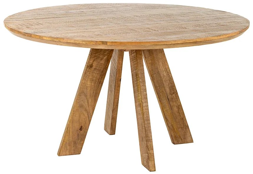 Okrúhly jedálenský stôl Eglantine 120 cm hnedé mango