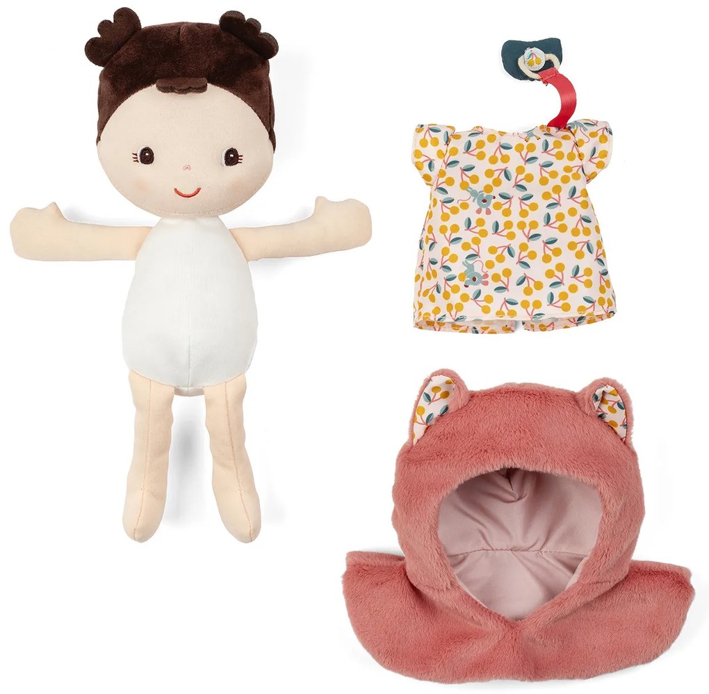 Lilliputiens – látková hračka s nosičom – bábika Jeanne