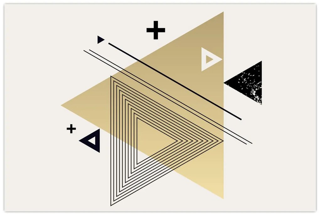 Obraz - Geometrické tvary N⁰4 (90x60 cm)
