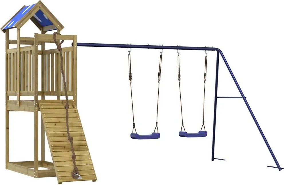 vidaXL Vonkajšia súprava na hranie impregnovaná borovica