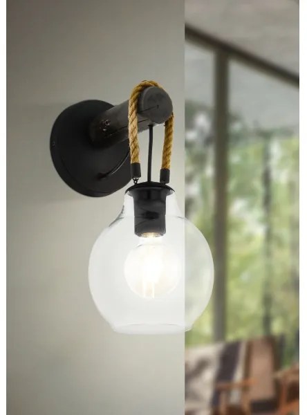 Eglo 43619 - Nástenné svietidlo RODING 1xE27/40W/230V