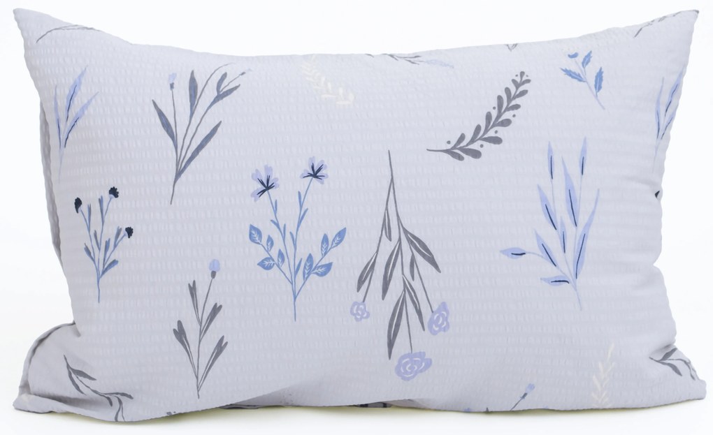 Krepová obliečka na vankúš Renforcé 40 × 60 cm - Chloe šedá