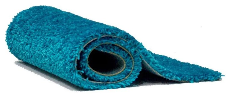 Modrý koberec Universal Aqua Liso, 57 × 110 cm