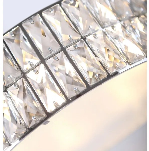 MAXLIGHT C0122 - Stropné svietidlo DIAMANTE 6xG9/42W/230V pr. 46 cm chróm