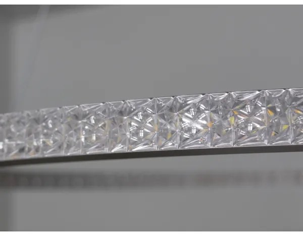 LED Stmievateľný luster na lanku LED/150W/230V 3000-6500K + diaľkové ovládanie