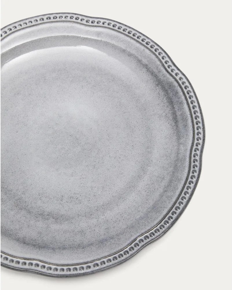 Modrý keramický tanier ø 27 cm Dovec – Kave Home