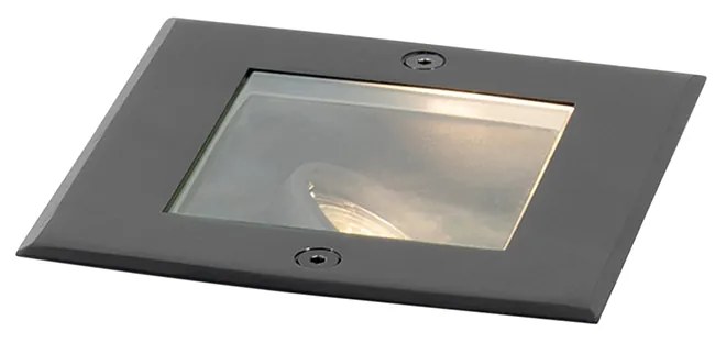 Inteligentné zemné bodové svietidlo čierne nastaviteľné IP65 vrátane Wifi GU10 50mm - Oneon