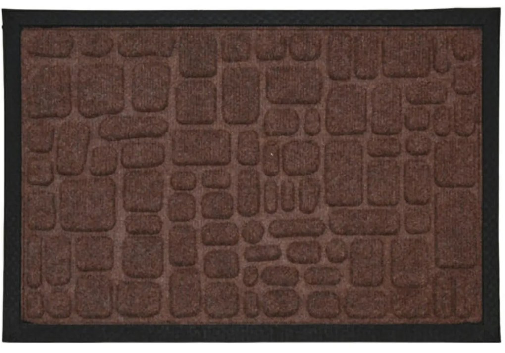 Vonkajšia rohožka Simple Brown, 60x40 cm